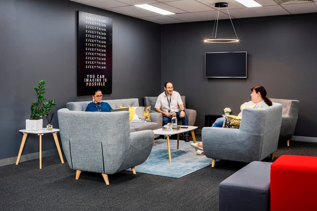 Small Coworking Area at Workspace365, 72 York Street, Melbourne