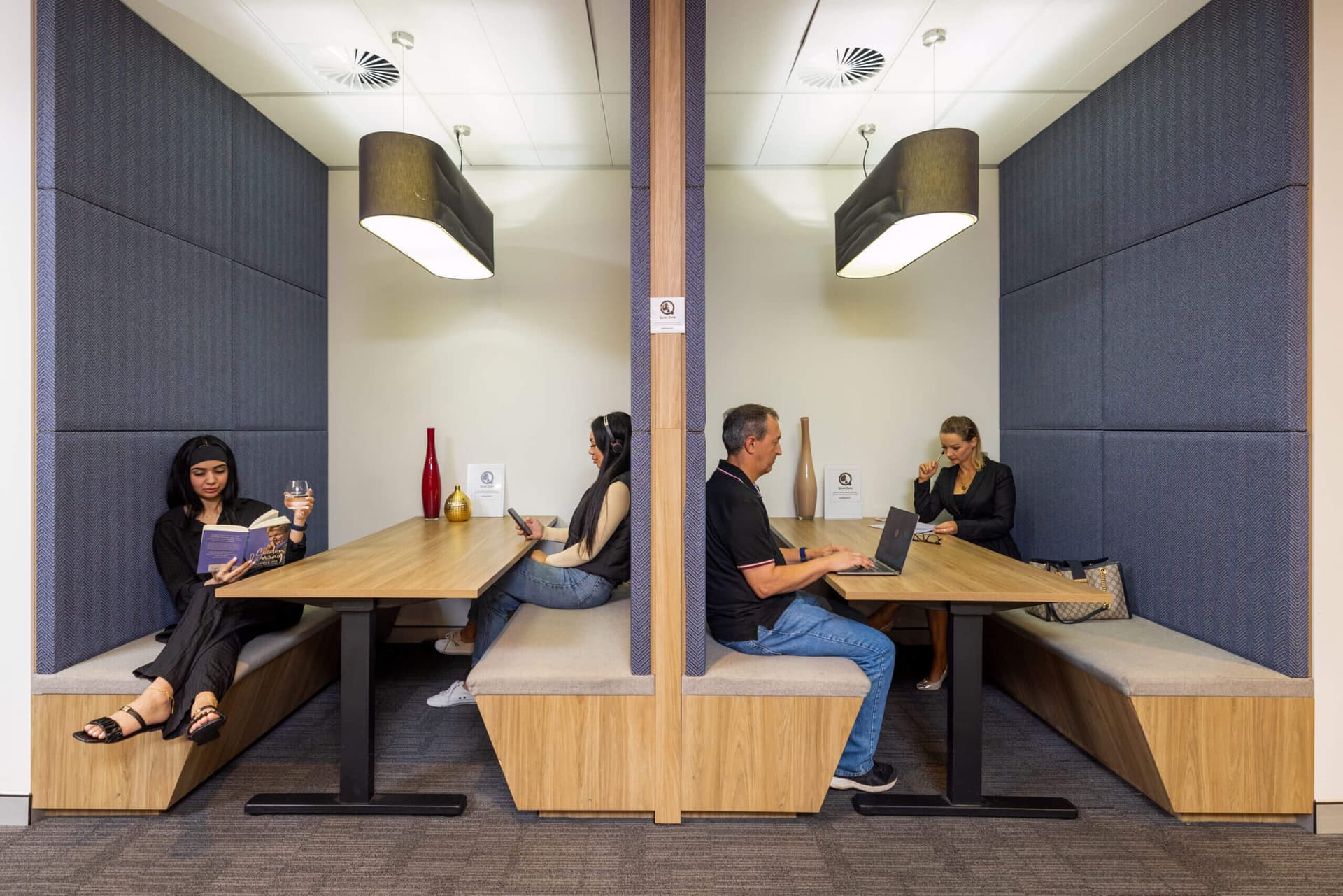 Shared work spaces at 66 Clarence Street, Sydney