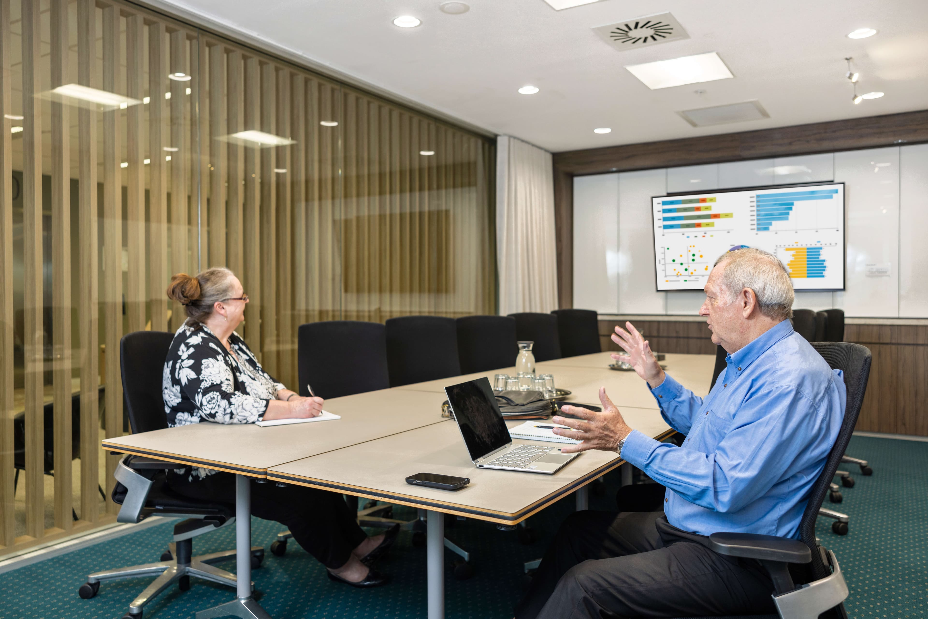 Large Workspace365 meeting room for up to 12 people at 60 Station Street, Parramatta