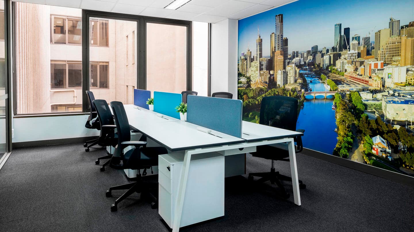 Shared flexible workspace at 350 Collins Street, Melbourne